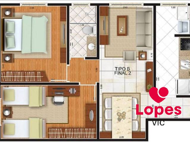 Apartamento para Venda em Poá - 3