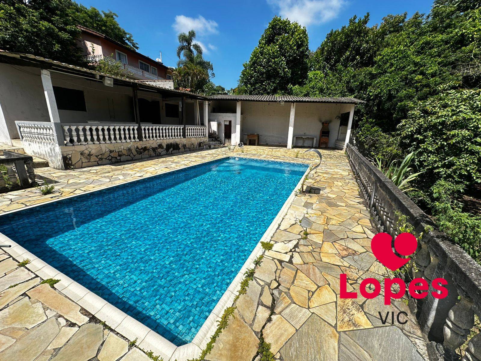 Chácara, 3 quartos, 1000 m² - Foto 1